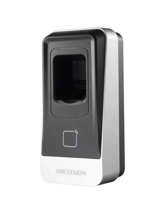 HIKVISION Lector de acceso - Acceso por huella y tarjeta EM - Indicado