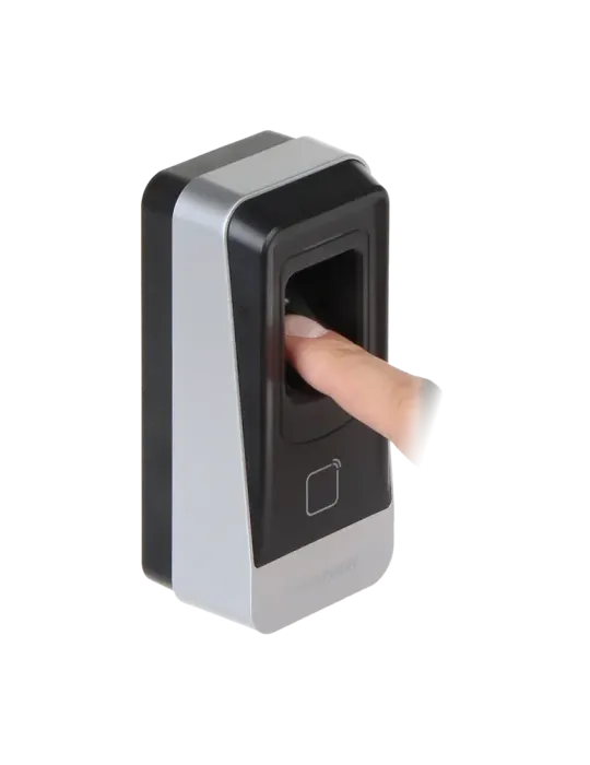HIKVISION Lector de acceso - Acceso por huella y tarjeta EM - Indicado