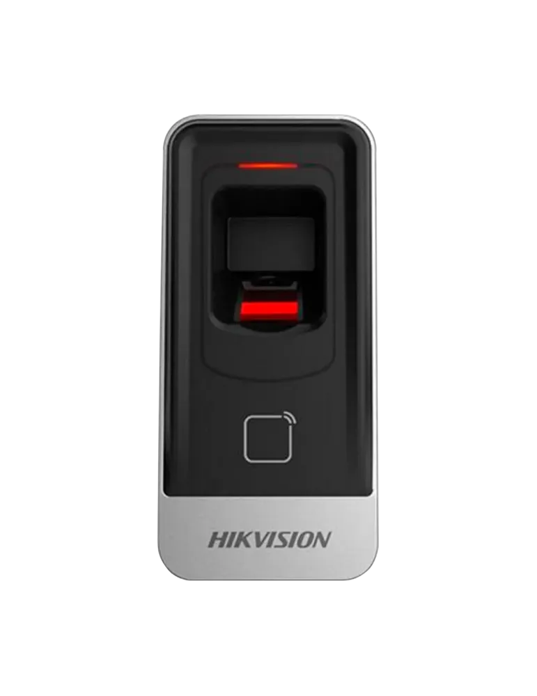 HIKVISION Lector de acceso - Acceso por huella y tarjeta EM - Indicado