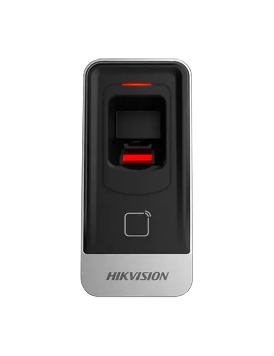 HIKVISION Lector de acceso - Acceso por huella y tarjeta EM - Indicado
