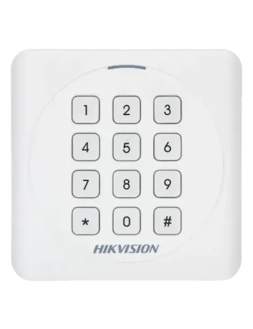 HIKVISION Lector de acceso - Acceso por tarjeta EM y PIN - Indicador L