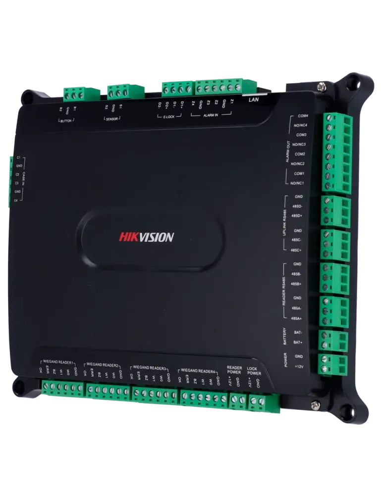 HIKVISION Controladora de acceso Multi-identificación - Facial, huella