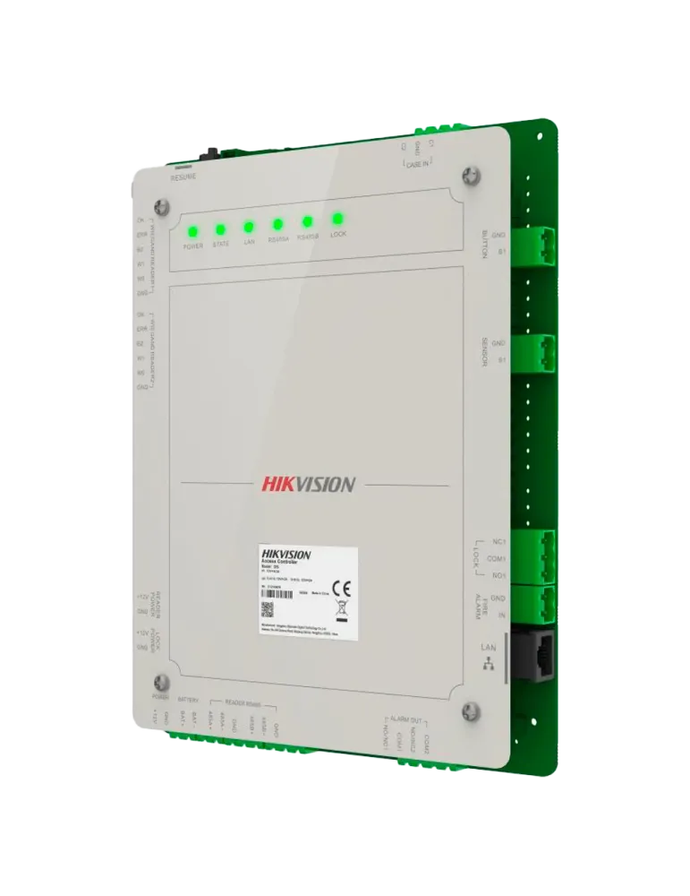 HIKVISION Controladora de acceso Multi-identificación - Facial, huella