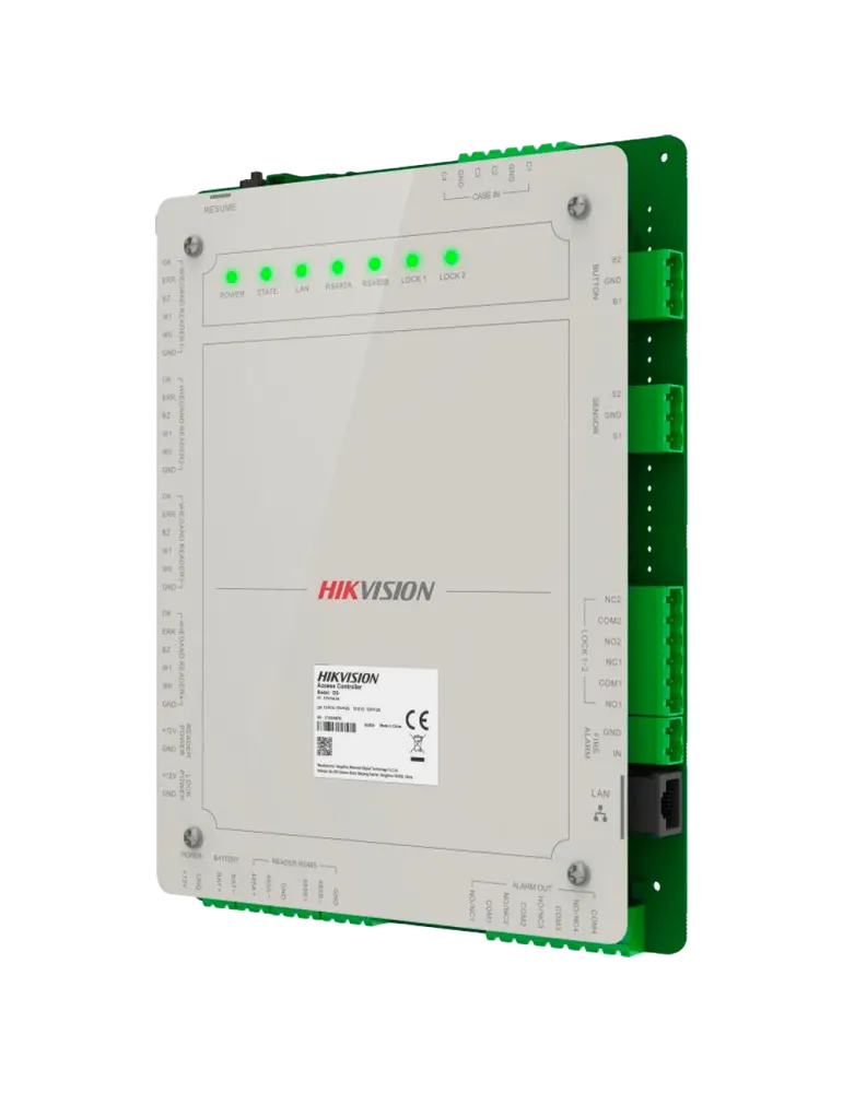 HIKVISION Controladora de acceso Multi-identificación - Facial, huella