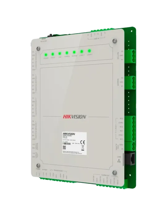 HIKVISION Controladora de acceso Multi-identificación - Facial, huella