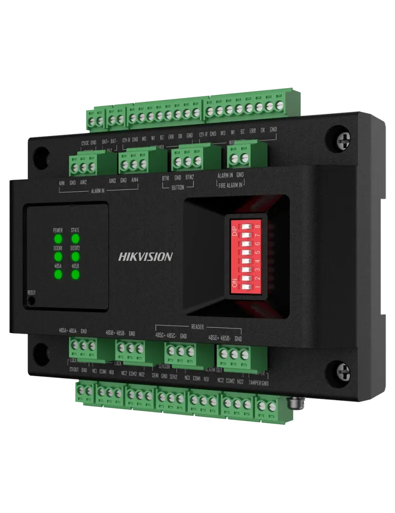HIKVISION Controladora de acceso extensora - Facial, huella, tarjeta,