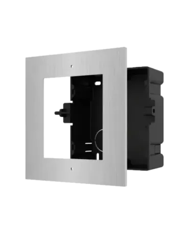 HIKVISION Panel frontal y caja de registro encastrada - Hasta 1 módulo