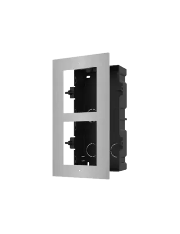HIKVISION Panel frontal y caja de registro encastrada - Hasta 2 módulo