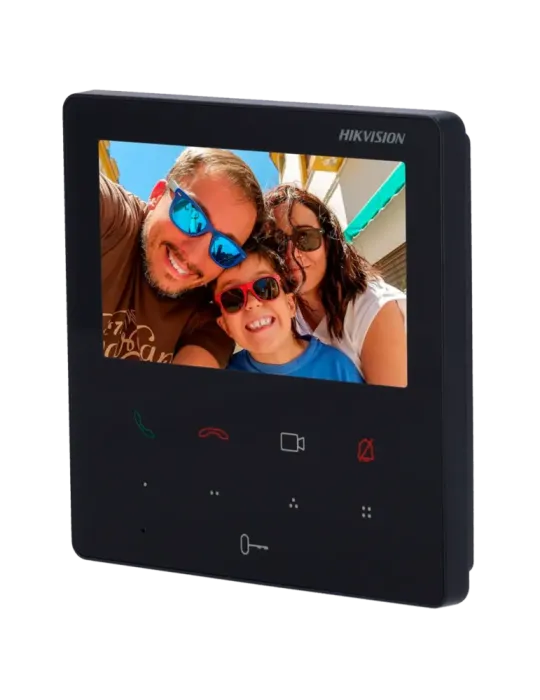 HIKVISION Monitor para videoportero - Pantalla táctil TFT de 4.3″ - Au
