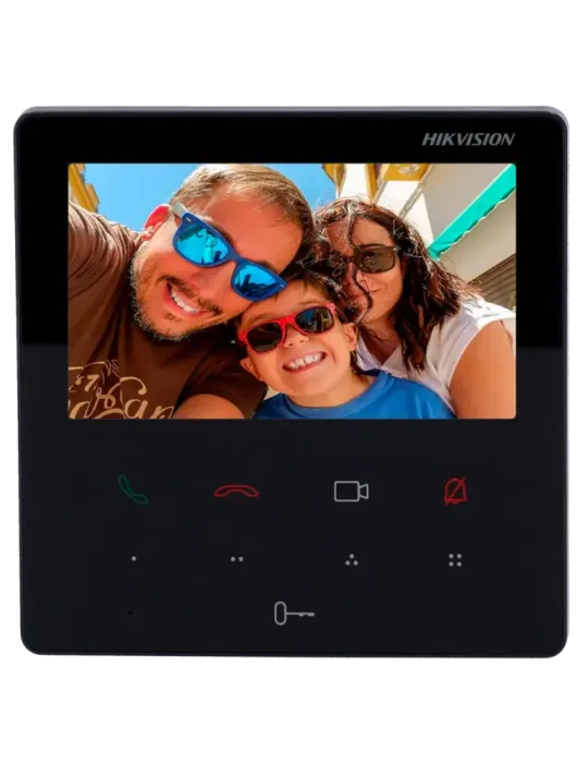HIKVISION Monitor para videoportero - Pantalla táctil TFT de 4.3″ - Au