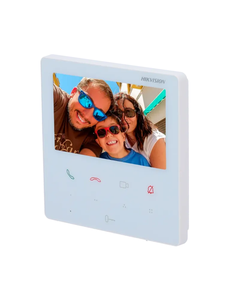 HIKVISION Monitor para videoportero - Pantalla táctil TFT de 4.3″ - Au