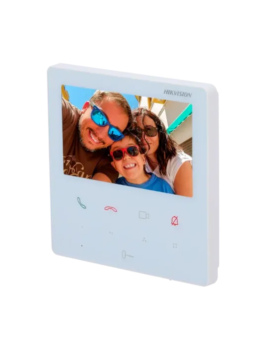 HIKVISION Monitor para videoportero - Pantalla táctil TFT de 4.3″ - Au