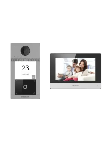 HIKVISION Kit de videoportero con dos relés - Tecnología IP y WiFi - P