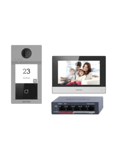 HIKVISION Kit de videoportero con dos relés - Tecnología IP y WiFi | S