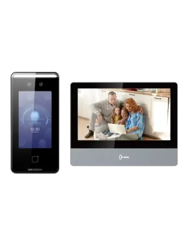 HIKVISION Kit de videoportero - Tecnología IP y WiFi - Placa y monitor