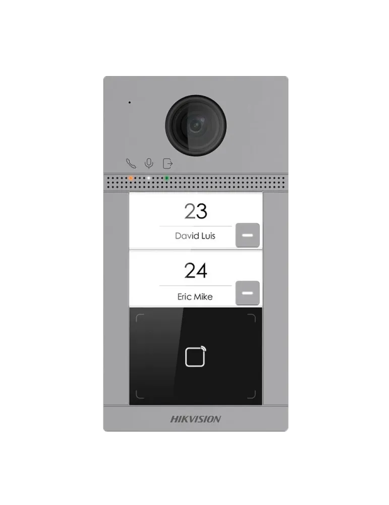 HIKVISION Videoportero IP WiFi 2 apartamentos - Cámara 2 Mpx | Audio b