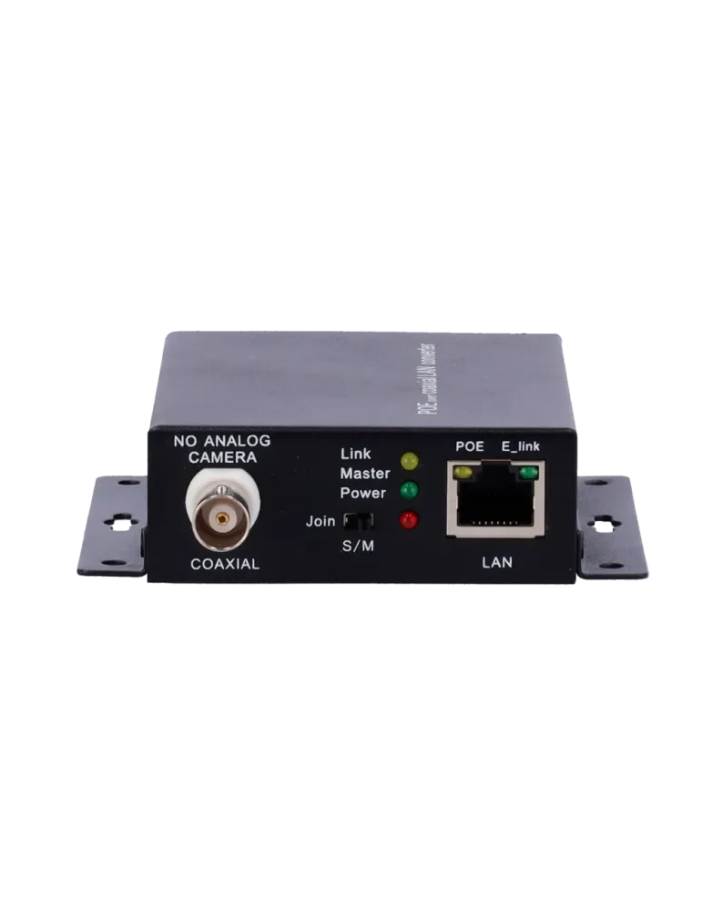 MARCA BLANCA Extensor de IP por cable coaxial | PoE - Puede funcionar
