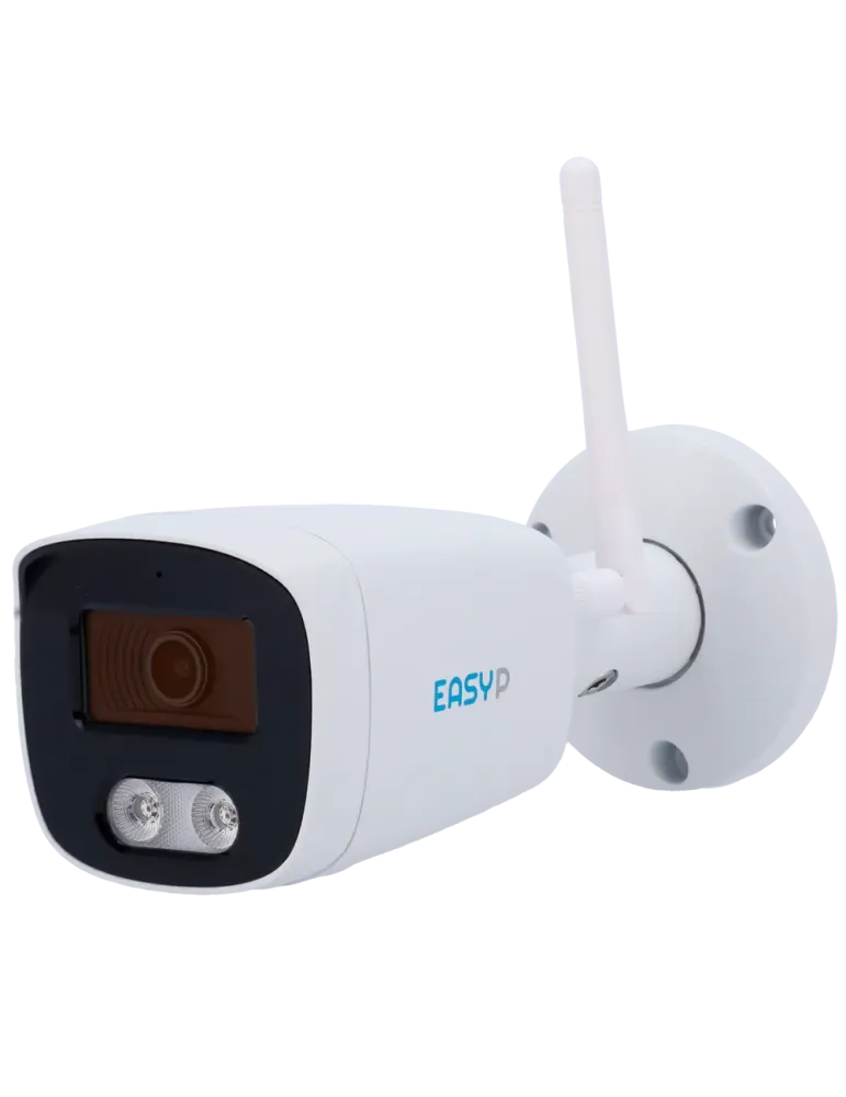 EASYP Cámara Bullet IP AI EASY-P - 4MP | Lente 2.8 mm - IR 30 m | Mic