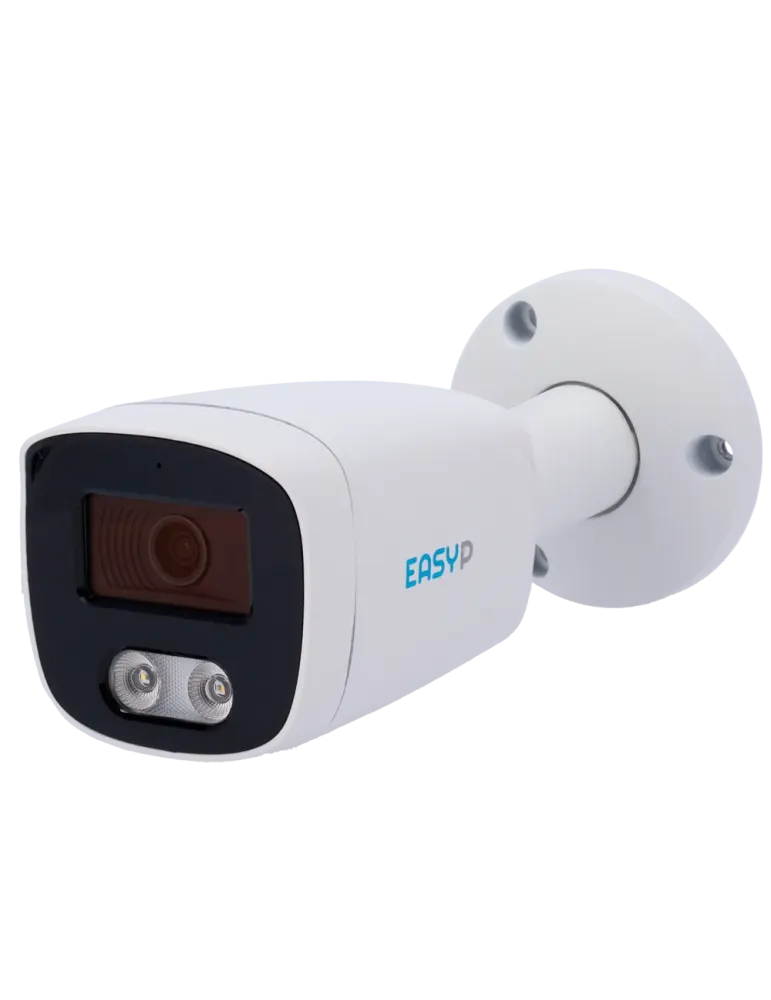 EASYP Cámara Bullet IP AI EASY-P - 8MP | Lente 2.8 mm - IR 40 m | Luz