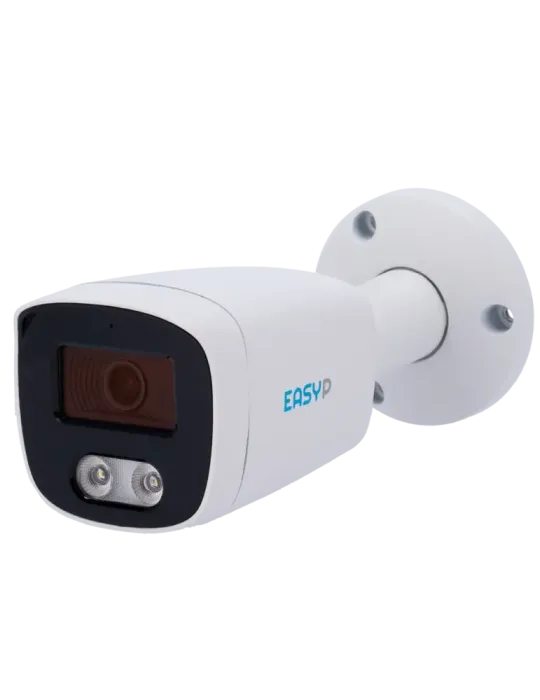 EASYP Cámara Bullet IP AI EASY-P - 8MP | Lente 2.8 mm - IR 40 m | Luz