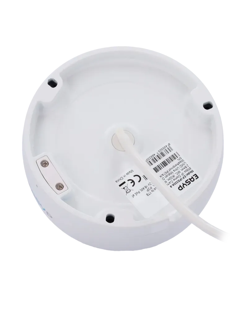 EASYP Cámara Domo IP AI EASY-P - 8MP | Lente 2.8 mm - IR 30 m | Mic -