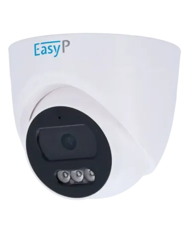EASYP Cámara Turret IP EASY-P - 2MP | Lente 2.8 mm - IR 25 m | Mic - I