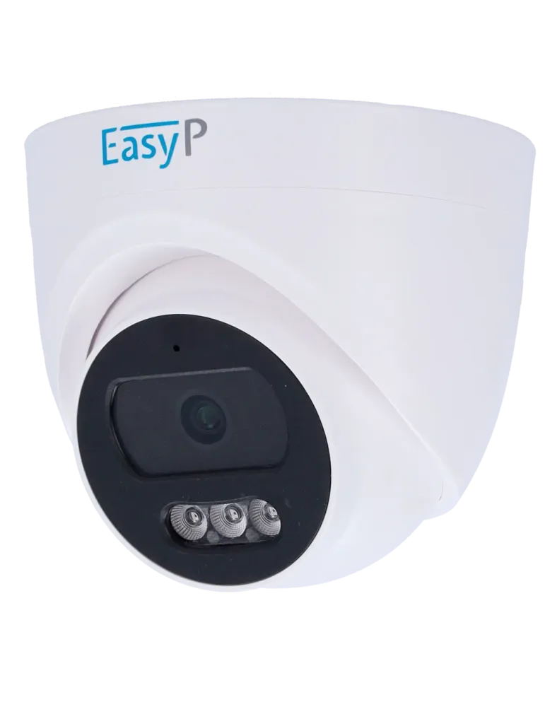 EASYP Cámara Turret IP EASY-P - 2MP | Lente 2.8 mm - IR 25 m | Mic - I