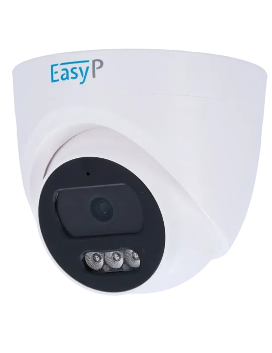EASYP Cámara Turret IP EASY-P - 2MP | Lente 2.8 mm - IR 25 m | Mic - I