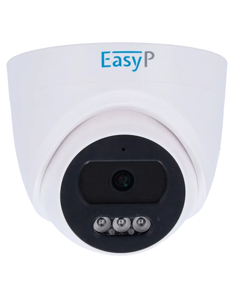 EASYP Cámara Turret IP EASY-P - 2MP | Lente 2.8 mm - IR 25 m | Mic - I