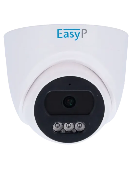 EASYP Cámara Turret IP EASY-P - 2MP | Lente 2.8 mm - IR 25 m | Mic - I