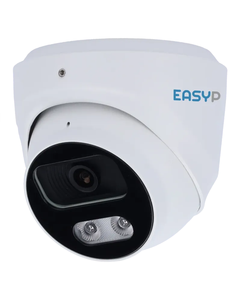 EASYP Cámara Turret IP AI EASY-P - 4MP | Lente 2.8 mm - IR 25 m | Mic