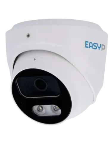 EASYP Cámara Turret IP AI EASY-P - 5MP | Lente 2.8 mm - IR 40 m | Luz