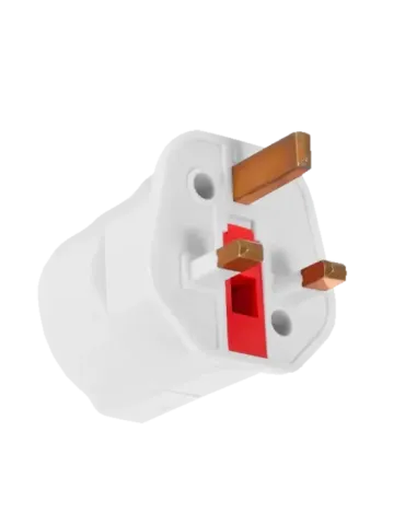 MARCA BLANCA Adaptador - Enchufe Tipo F (EU) a Enchufe Tipo G (UK) - V