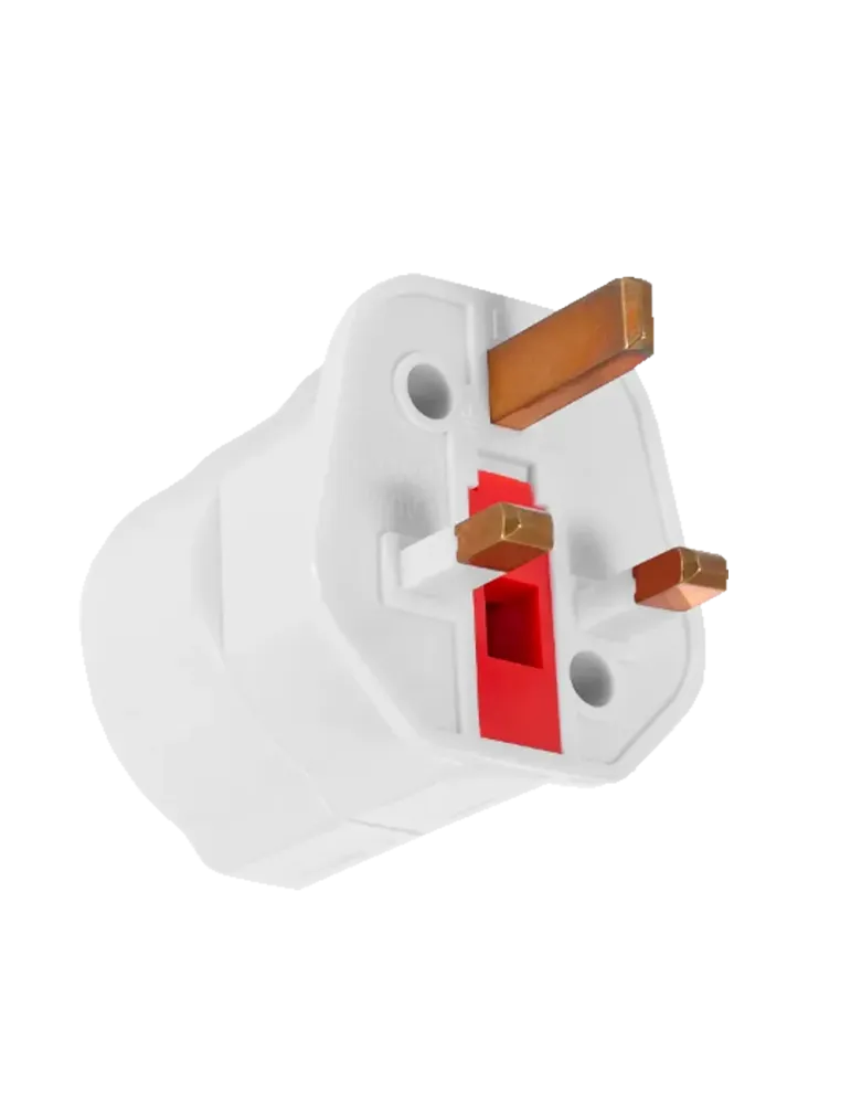 MARCA BLANCA Adaptador - Enchufe Tipo F (EU) a Enchufe Tipo G (UK) - V