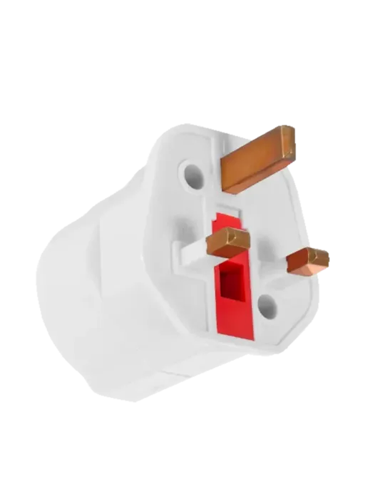 MARCA BLANCA Adaptador - Enchufe Tipo F (EU) a Enchufe Tipo G (UK) - V