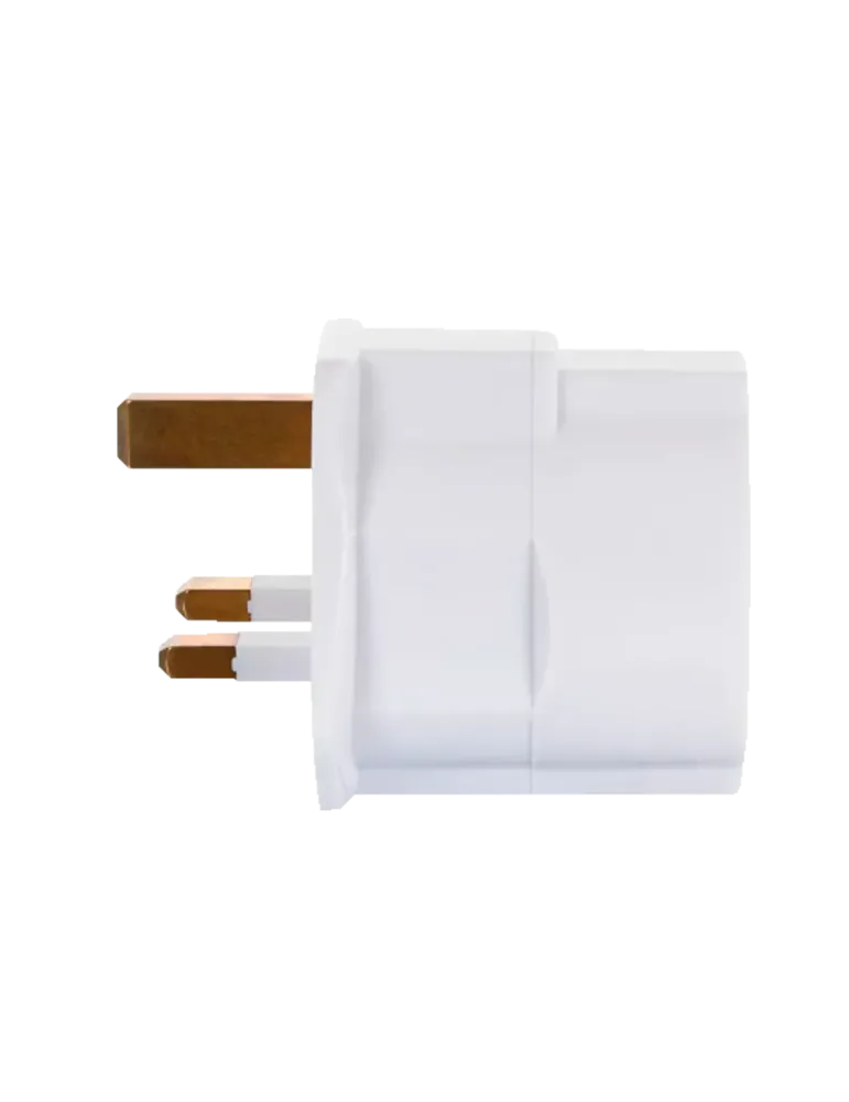 MARCA BLANCA Adaptador - Enchufe Tipo F (EU) a Enchufe Tipo G (UK) - V