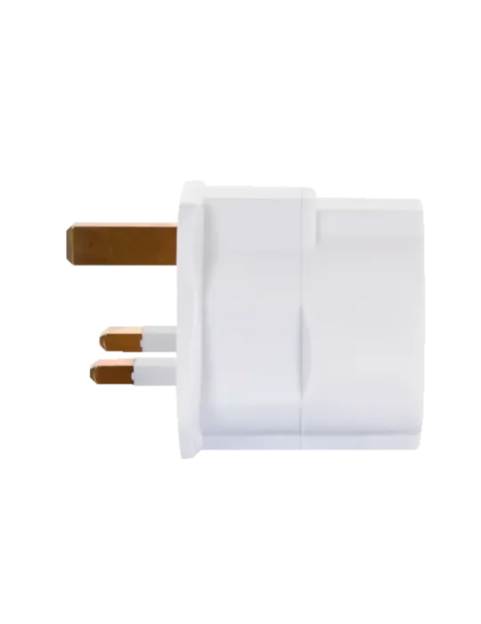 MARCA BLANCA Adaptador - Enchufe Tipo F (EU) a Enchufe Tipo G (UK) - V