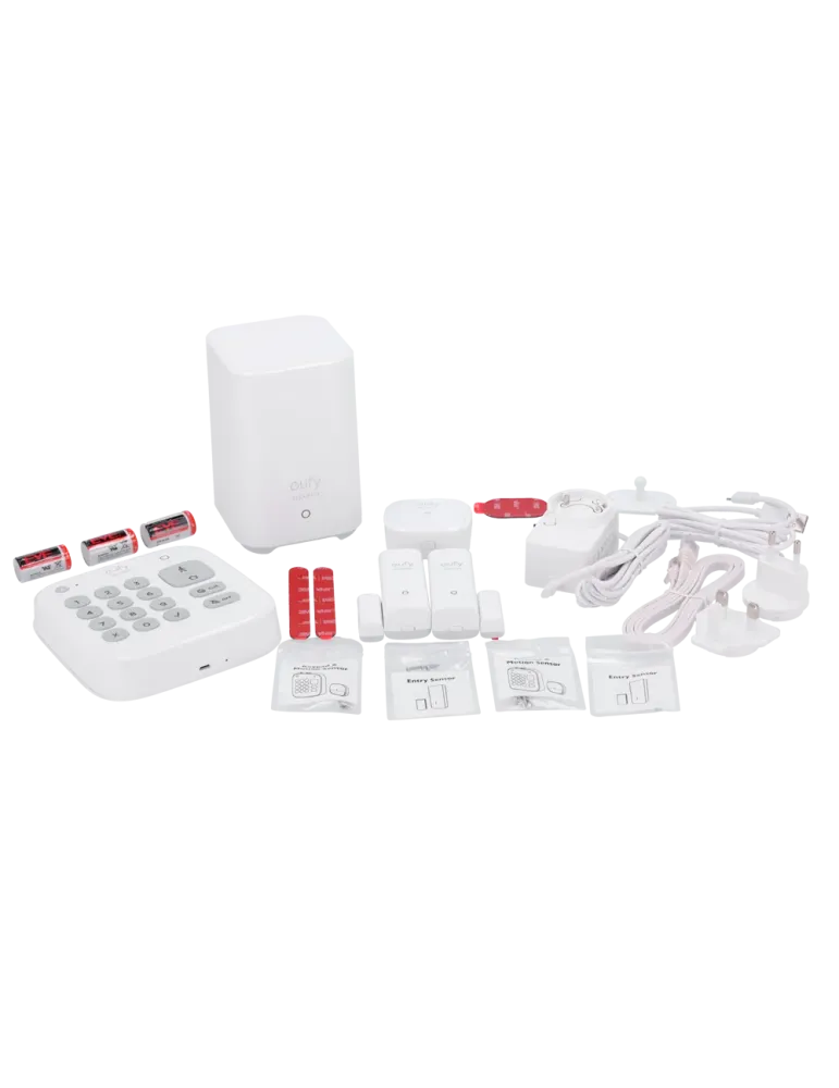 EUFY Kit de alarma Eufy by Anker - HomeBase WiFi/LAN/RF - Teclado inde