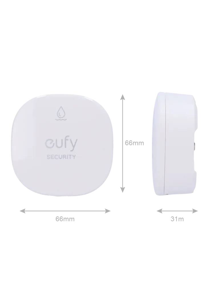 EUFY Sensor de inundación y congelación Eufy - Inalámbrico 868 MHz - C