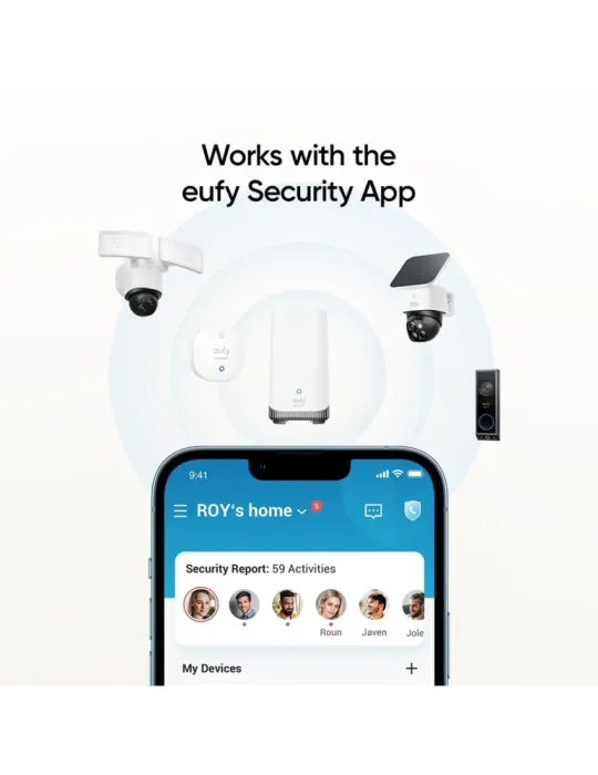 EUFY Sensor de inundación y congelación Eufy - Inalámbrico 868 MHz - C