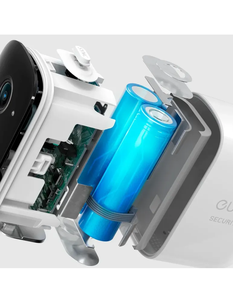 EUFY Kit 2 Cámaras + 1 HomeBase Eufy by Anker - 1080p / 6700 mAh / Sen