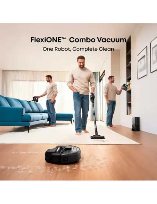 EUFY Robot Aspirador Eufy E20 3-en-1 - Potencia máxima de 30.000 Pa -