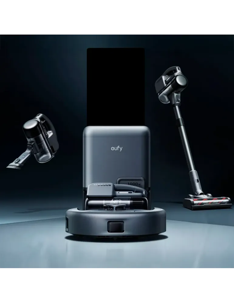 EUFY Robot Aspirador Eufy E20 3-en-1 - Potencia máxima de 30.000 Pa -