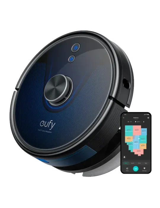 EUFY Robot Aspirador Eufy by Anker - Potencia máxima de 3200 Pa - Capa
