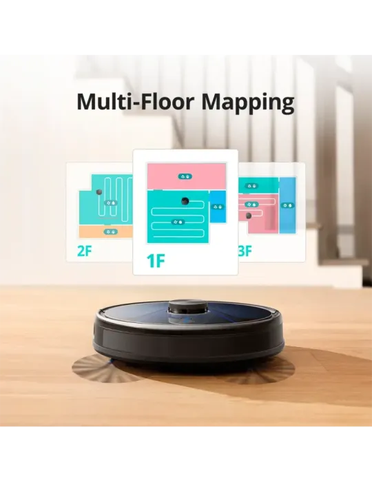 EUFY Robot Aspirador Eufy by Anker - Potencia máxima de 3200 Pa - Capa