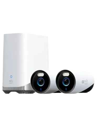 EUFY Kit 2 Cámaras + 1 HomeBase 3 Eufy by Anker - 4K /Detección Humano