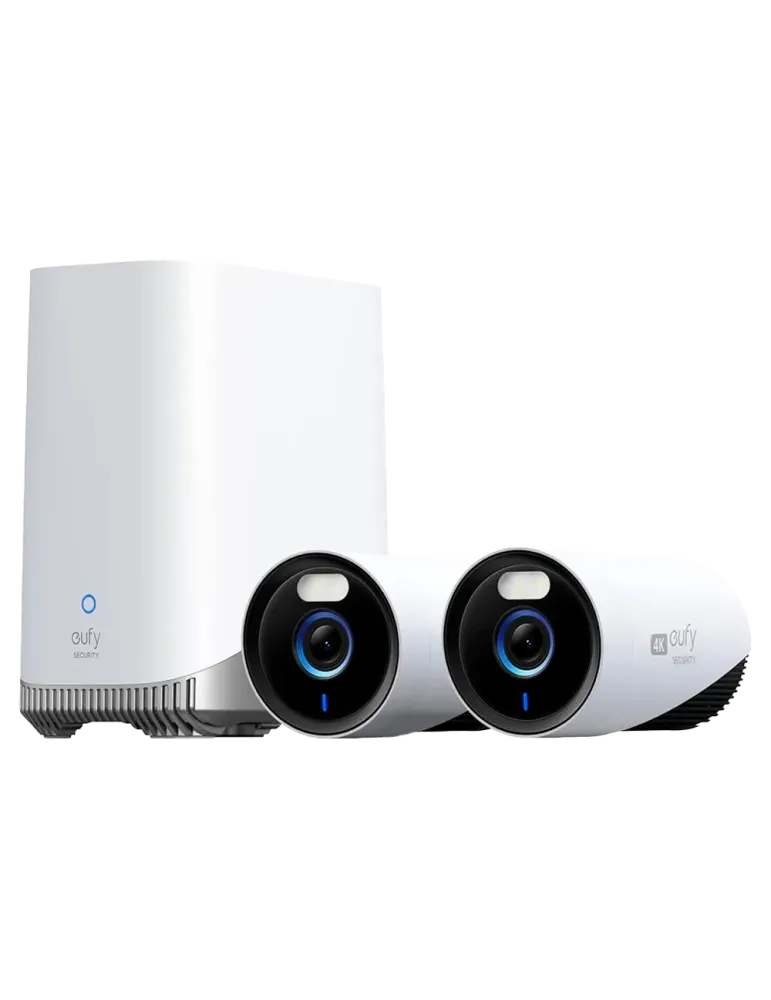 EUFY Kit 2 Cámaras + 1 HomeBase 3 Eufy by Anker - 4K /Detección Humano