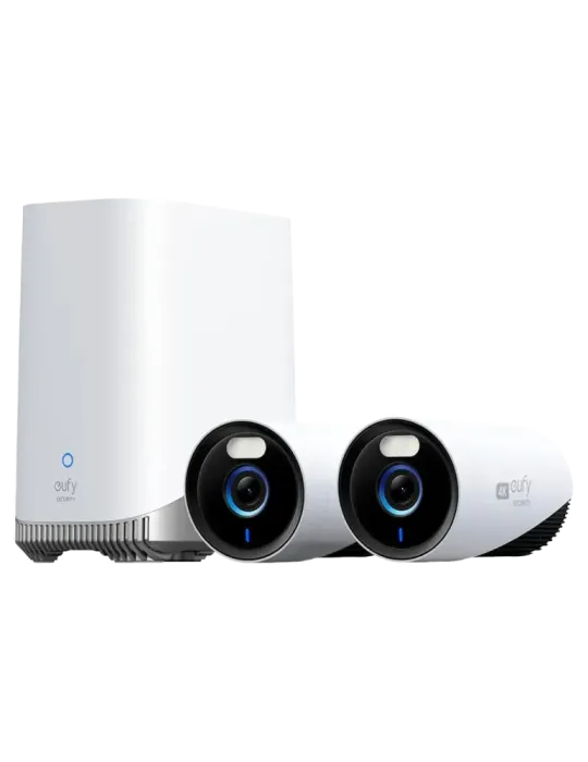 EUFY Kit 2 Cámaras + 1 HomeBase 3 Eufy by Anker - 4K /Detección Humano