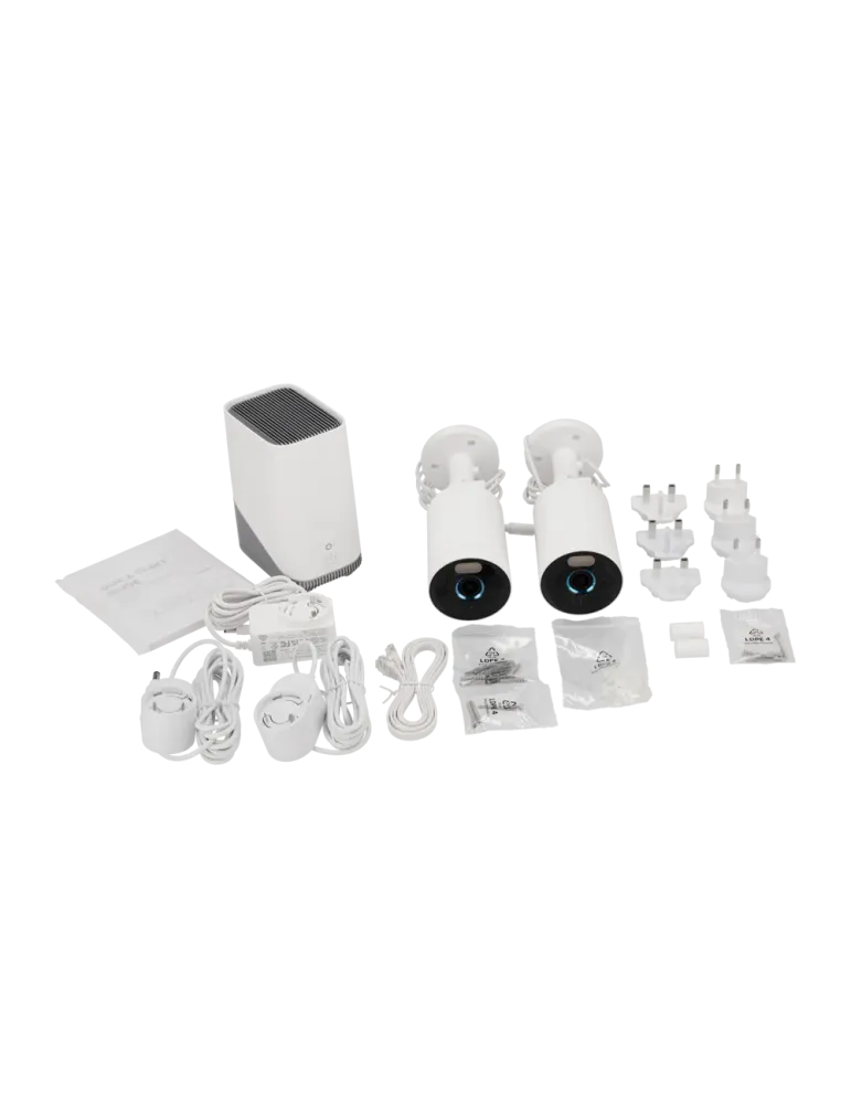 EUFY Kit 2 Cámaras + 1 HomeBase 3 Eufy by Anker - 4K /Detección Humano