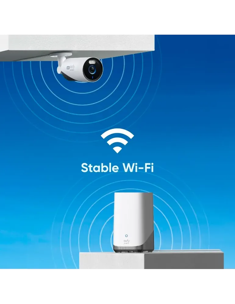 EUFY Kit 2 Cámaras + 1 HomeBase 3 Eufy by Anker - 4K /Detección Humano